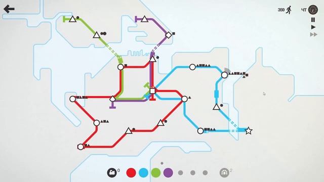 1000 людей не предел! Mini Metro №3