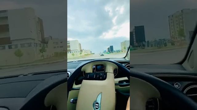 Bentley continental GT driving