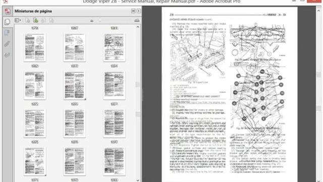 Dodge Viper (ZB) - Service Manual / Repair Manual