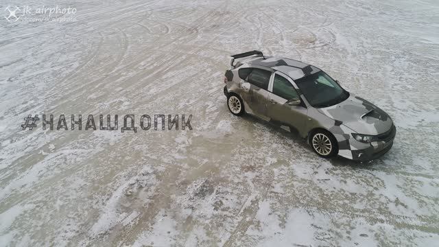 Шуваловский карьер, Subaru Impreza.