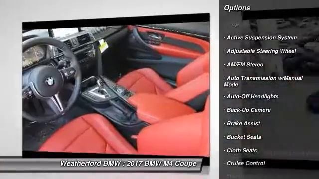 2017 BMW M4 Weatherford BMW - SF Bay Area - Berkeley, CA 170215