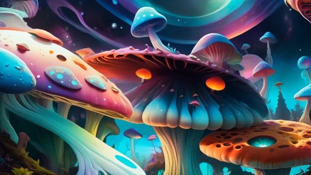 Psychedelic Trance Mix 🍀 Psytrance Track for Your Playlist 🍬 Psychedelic Visuals  Magic Mushrooms