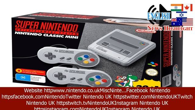 🔥 News HighlightNintendo classic mini: super nintendo entertainment system - the console of a gene