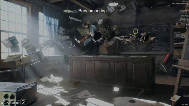 Приложение Superposition Benchmark  для тестирования производительности.