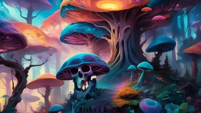 Psychedelic Music Remix 2024 - Top List Of Best Psytrance - Hallucinations mix  (AI Graphic Visuals)