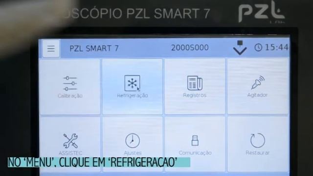 PZL Lak - Manual PZL SMART 7: Verificando a temperatura do banho