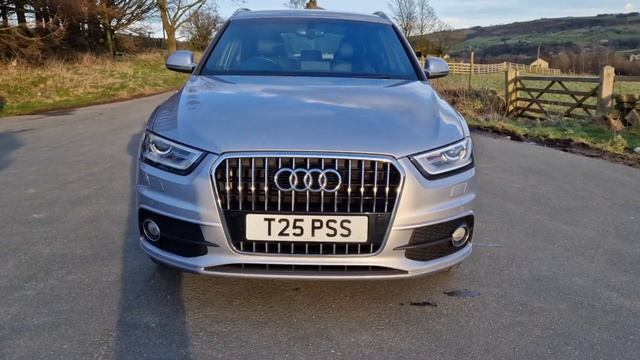 Audi Q3 1.4 TFSI S Line 5 door Euro 6 Petrol manual SUV 2014 in Metallic Silver 🤍