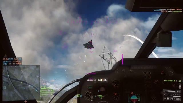 BF4 - Scout Heli vs Jet