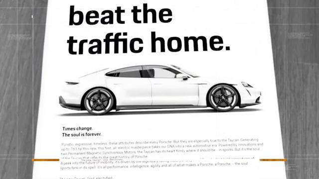 Porsche Taycan WebAR Magazine Advertisements