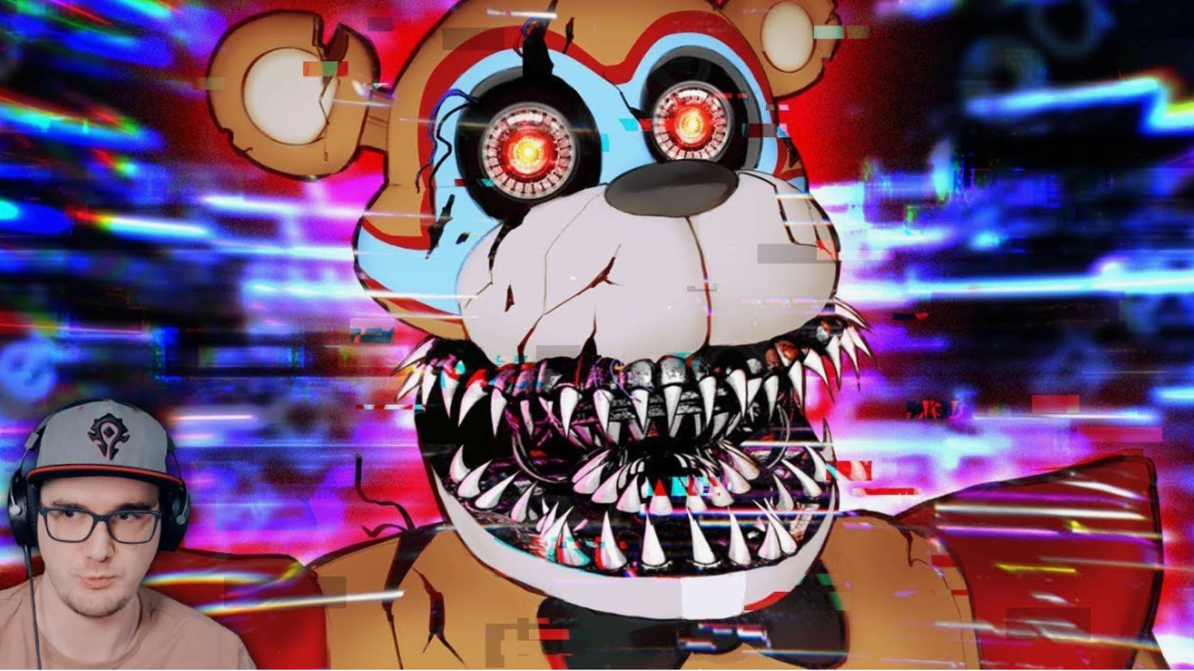 (Майни)▼ FNAF 9 + МИШК ФРЕДЕ 🐵 ► Happy Wolf (FNAF Хеппи Вульф) _ Реакция