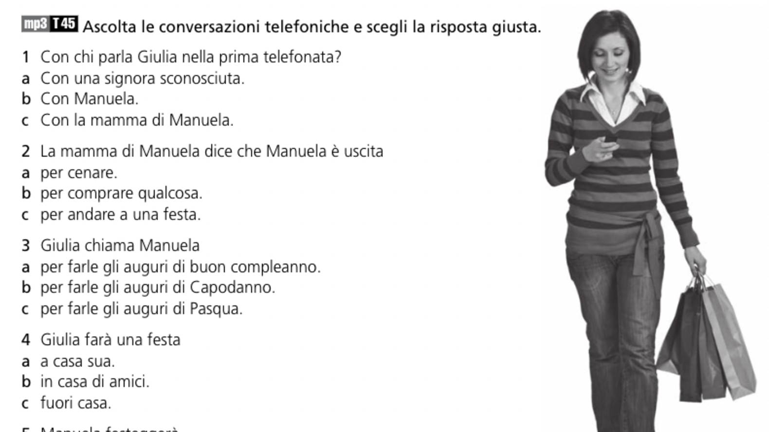 Nuovo Contatto A2 - Conversazione Telefonica - Traccia Audio 45