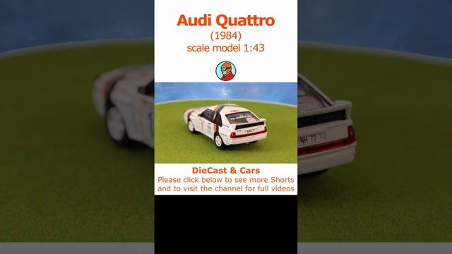 Audi Quattro - 1:43 Scale - #shorts  #diecastandcars #diecast