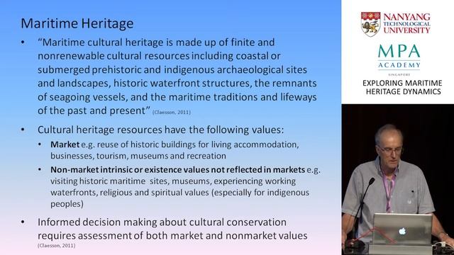 Conference: Exploring Maritime Heritage Dynamics - Malcolm Tull