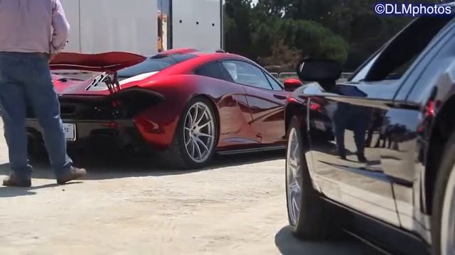 Очень круто !!! Red McLaren P1 Arrives