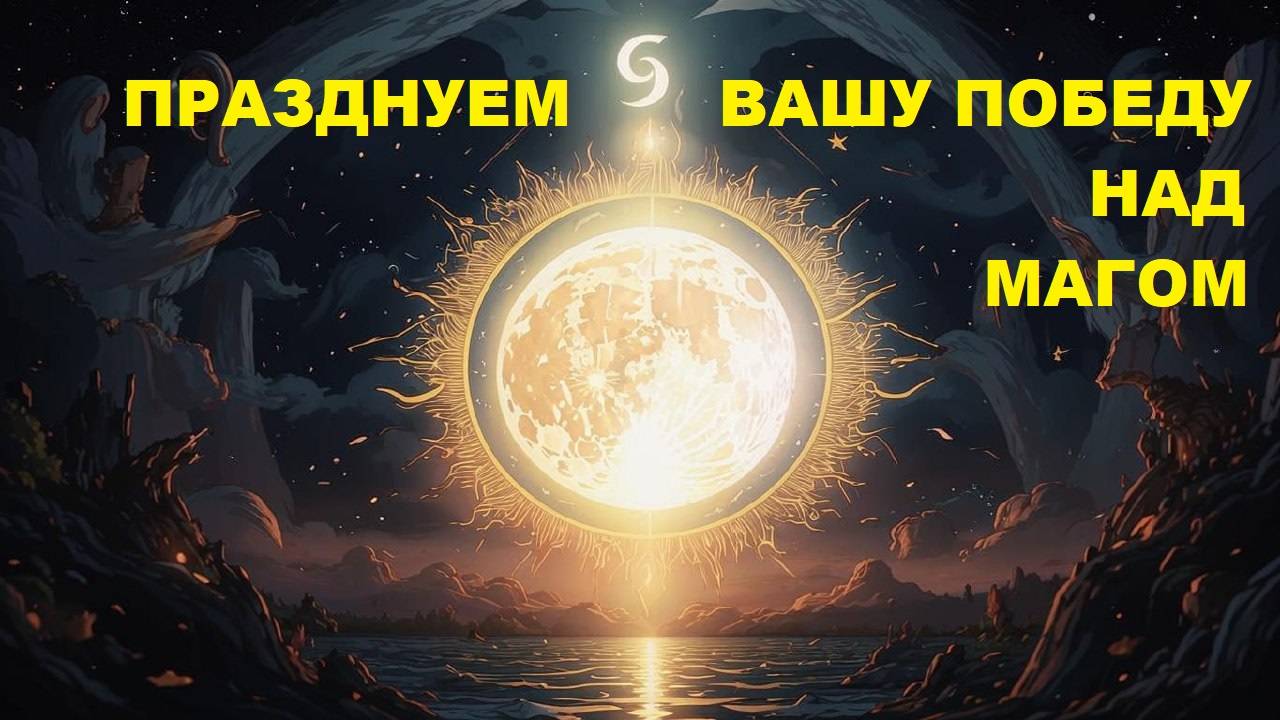 ПРАЗДНУЕМ ВАШУ ПОБЕДУ НАД МАГОМ.