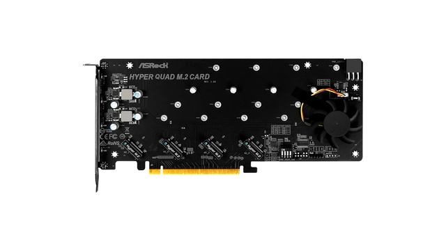 ASRock to Launch Hyper Quad M 2 PCIe 4 0 Expansion Card