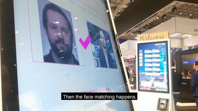 Self Service SIM Card Dispenser with face recognition at EuroShop 2020