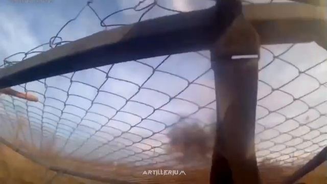 Российский боец на ходу и с первого выстрела сбил украинский БПЛА