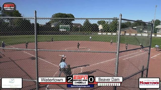 High School Softball - Watertown vs Beaver Dam