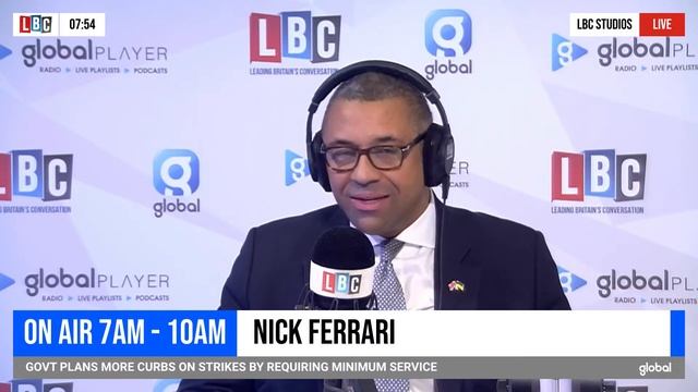 Nick Ferrari questions Foreign Secretary James Cleverly | Watch LIVE