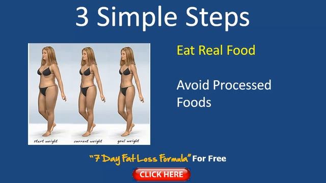 3 Steps to Permanent Weight Loss For LIFE!