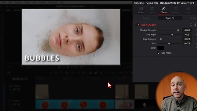 DROP SHADOW Effect in DaVinci Resolve 17