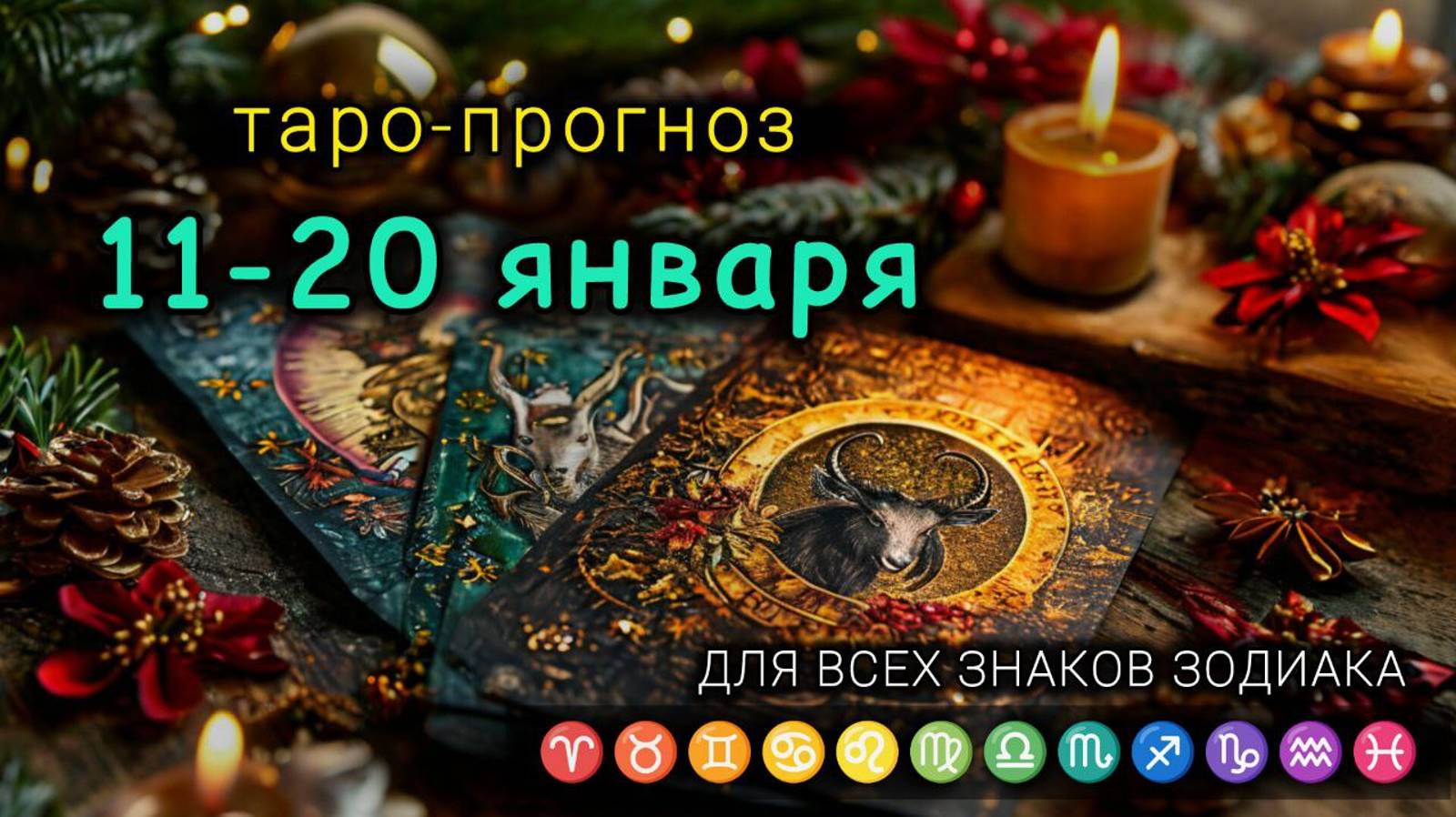 ТАРО прогноз/расклад на 11-20 ЯНВАРЯ 2025 все ЗНАКИ ЗОДИАКА. Подсказка/совет карт ТАРО