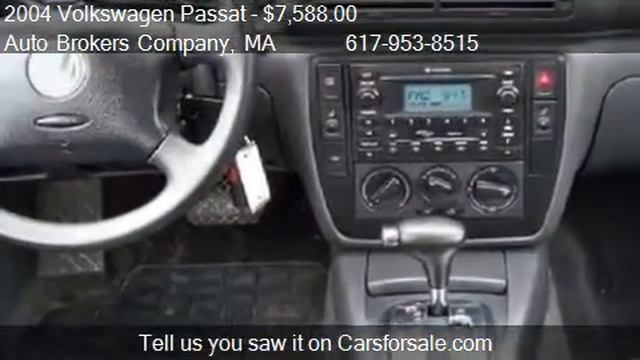 2004 Volkswagen Passat GLS - for sale in Somerville, MA 0214