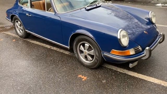 PCARMARKET Auction: 1972 Porsche 911 T MFI Coupe Albert Blue Walk Around And Engine Sound