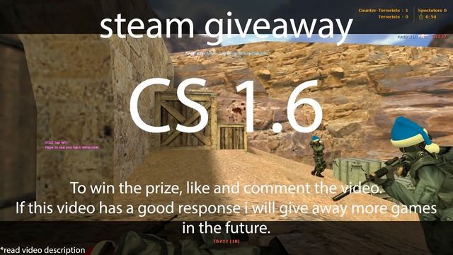 counter strike 1.6 giveaway