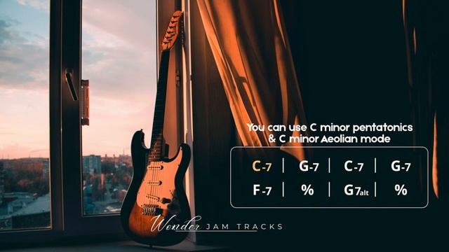 Emotionnal Blues Ballad Backing Track in C minor I 80 BPM