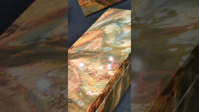 Фантастические картины!!! Шкатулка из яшмы Пикассо, 90*185мм