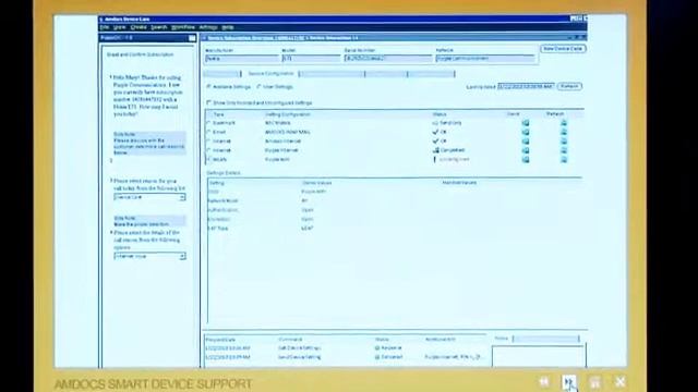 Amdocs Smart Device Support demo