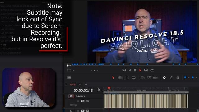 AUTO Generated CAPTIONS & TRANSCRIPTION 🔥 Studio 🔥 in DaVinci Resolve 18.5   You Asked and GOT IT!