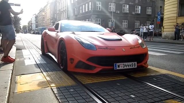 Supercars in Zagreb - Veyron, Aventador SV, F12 N-Largo and GTC4Lusso!