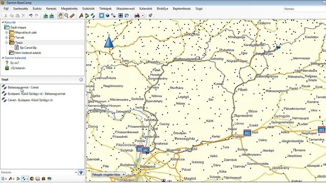 Google Maps- Garmin gpx útvonal tervezés