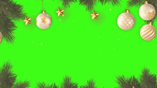 Green screen Christmas background free _ Christmas frame background green screen