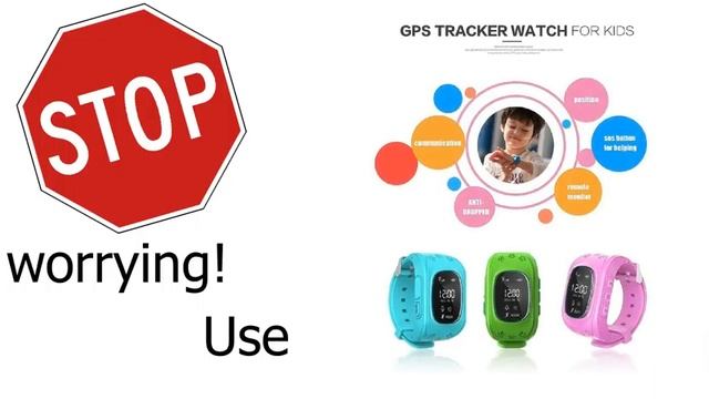 SOS GPS Tracker Kids Smart Watch