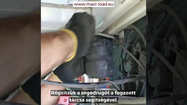 Fiat Ducato / Citroen Jumper / Peugeot Boxer rugózásának erősítése MAXI-LOAD® szintező segédrugóval