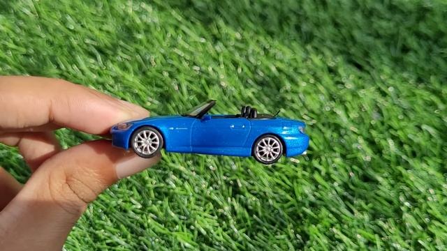 MINI GT HONDA S2000 1/64 BLUE DIECAST SCALE MODEL