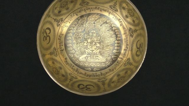 Поющая чаша Бутанская 20 см, Соль 198 Гц, Ре 582 Гц