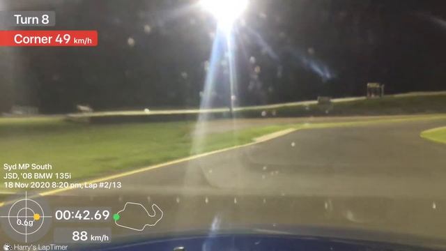 BMW Drivers Club NSW Night Track SMP South Session 1