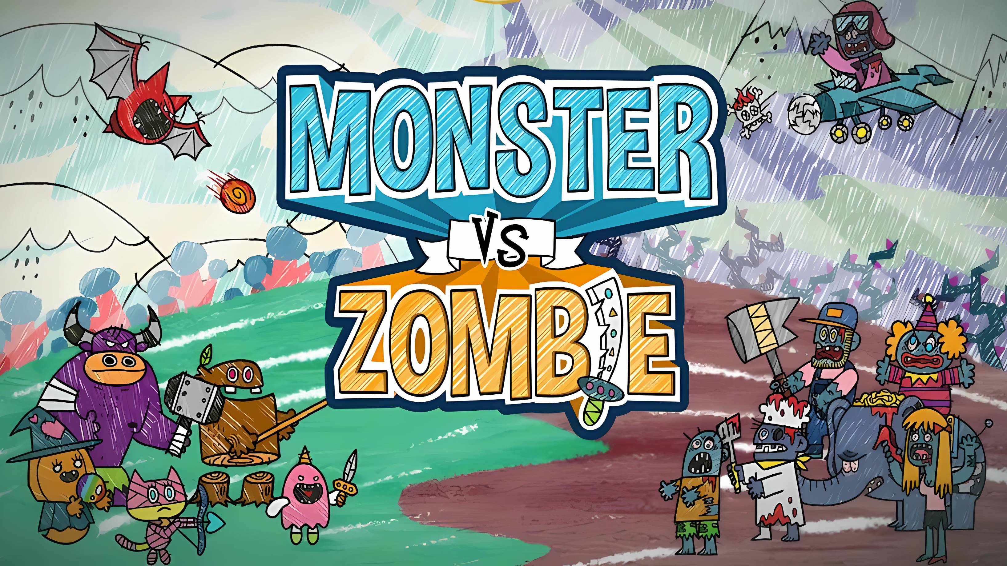 Monster VS Zombie для Android🔘🔵🔴 🅰🅽🅳🆁🅾🅸🅳🅿🅻🆄🆂👹 #Monster VS Zombie