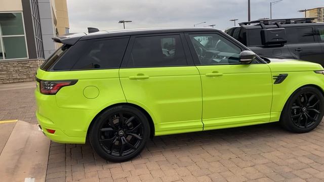 Customer Vehicle - Range Rover Sport SVR