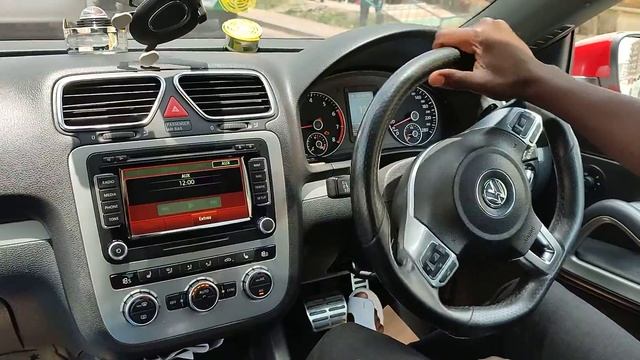 Driving Volkswagen Scirocco