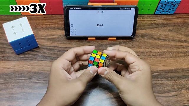 Solving a Mini 3x3 Key Chain Rubik's Cube #cubing