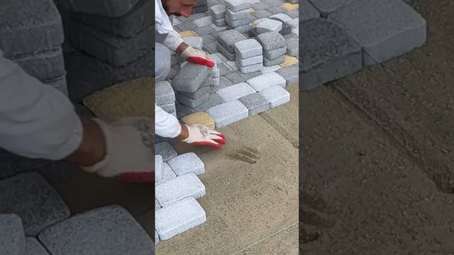 Укладка тротуарной плитки