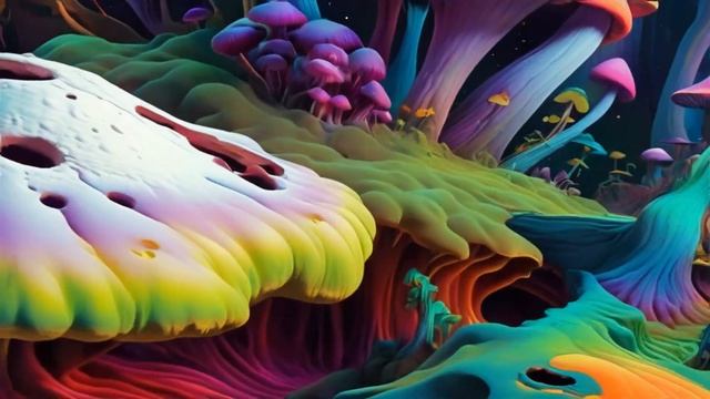 Psytrance Trippy Visuals 2024 - Infected Mushroom Psytrance - Hallucinations Mix 🤞💖😍✨🍀