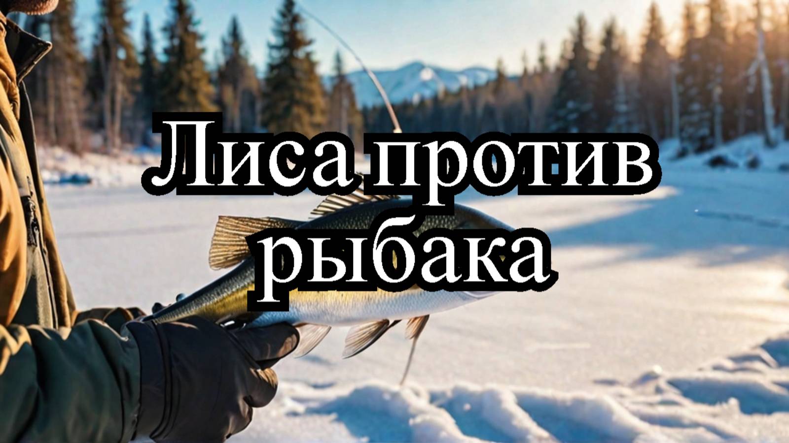 Зимняя рыбалка! Наловил кучу рыбы! Лиса чуть не съела весь улов! Косули перебегают дорогу!