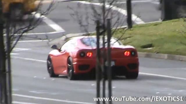 Ferrari 360 Modena on the Road